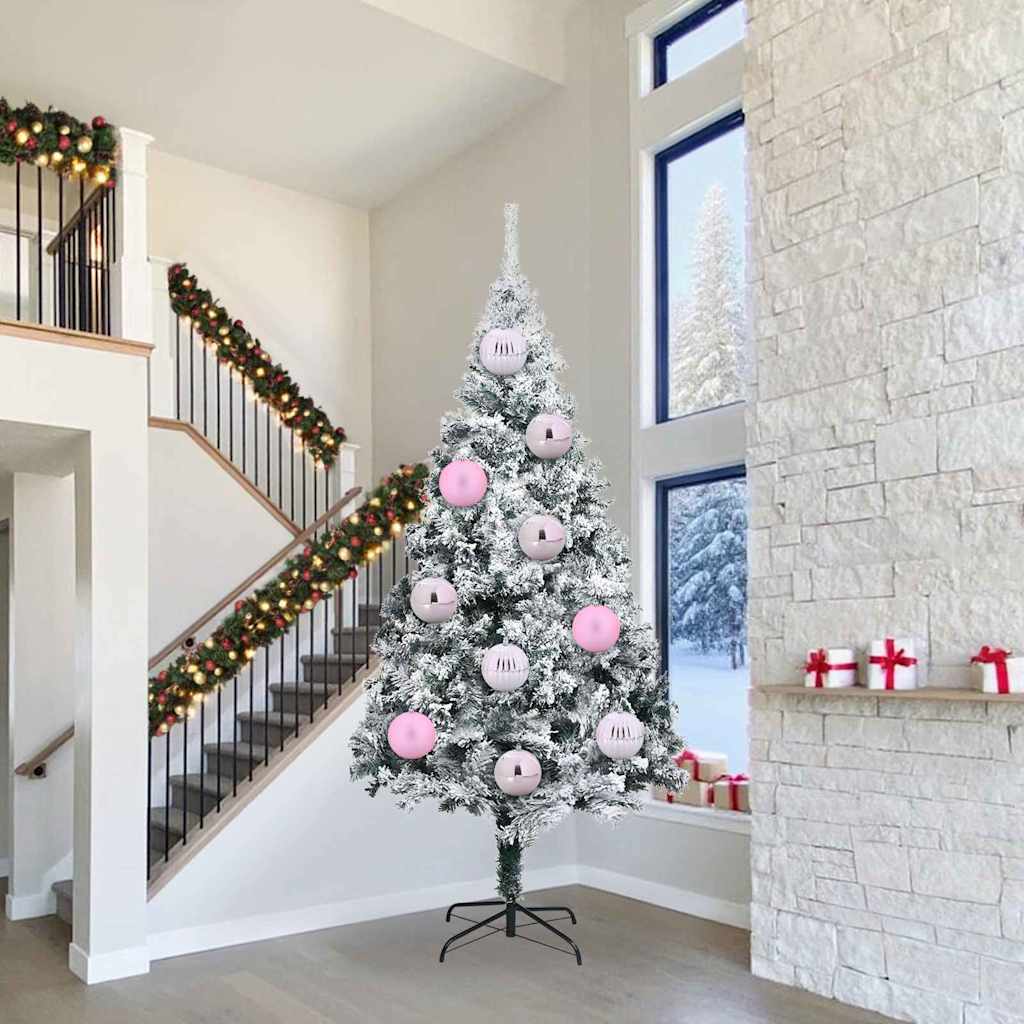 Set di palline di Natale XXL 3 pz Rosa Ø 25 cm Plastica