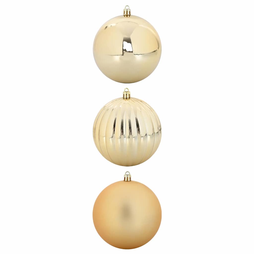 Set di palline di Natale XXL 3 pz Oro Ø 25 cm Plastica