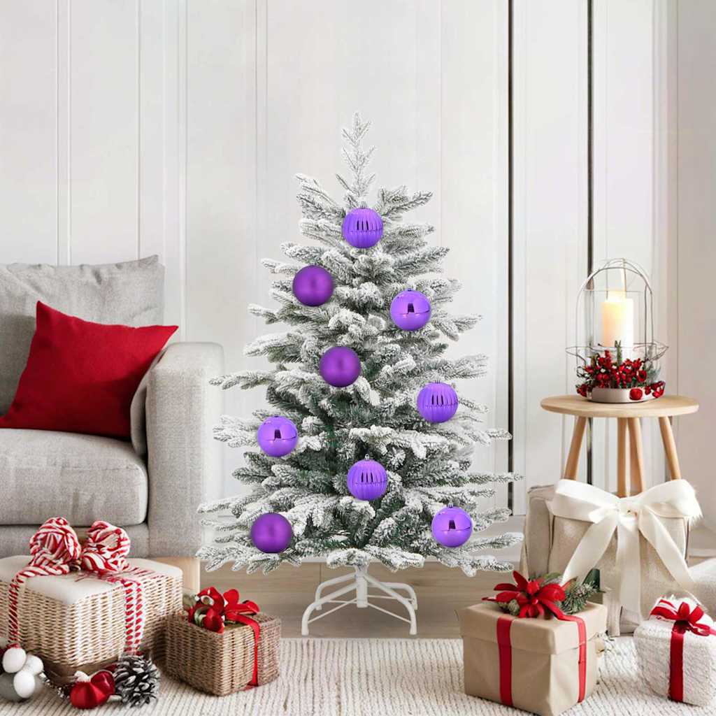 Set di palline di Natale XL 15 pz Lillà Ø 10 cm Plastica