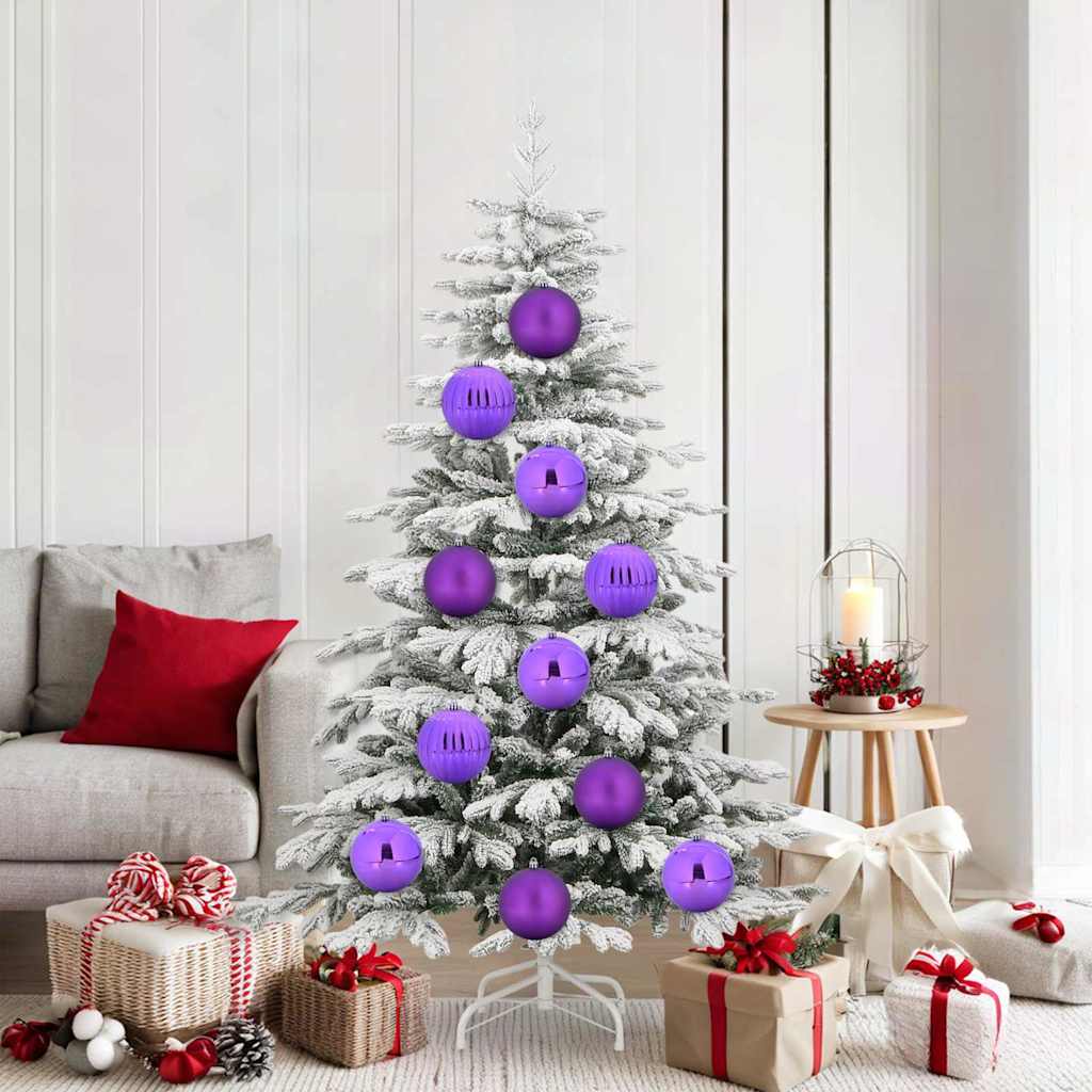 Set di palline di Natale XL 9 pz Lillà Ø 15 cm Plastica