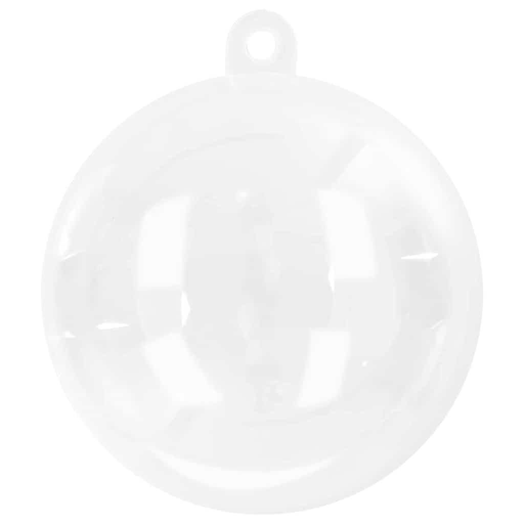 Set di Palle di Natale 25 pz Trasparente Ø 8 cm Plastica