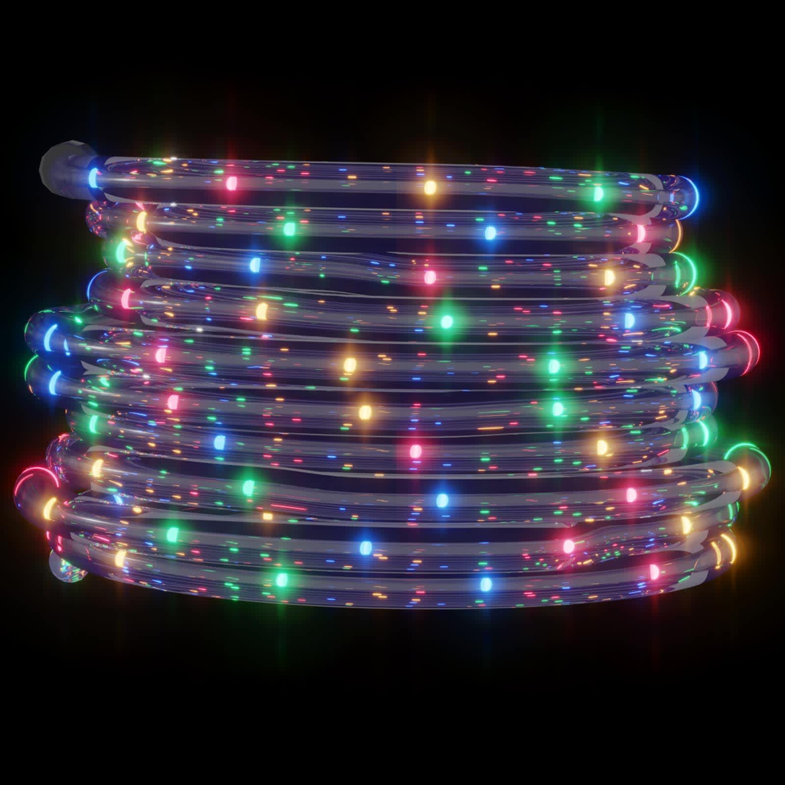 Luce a corda con luci di corda Multicolore 100 m PVC