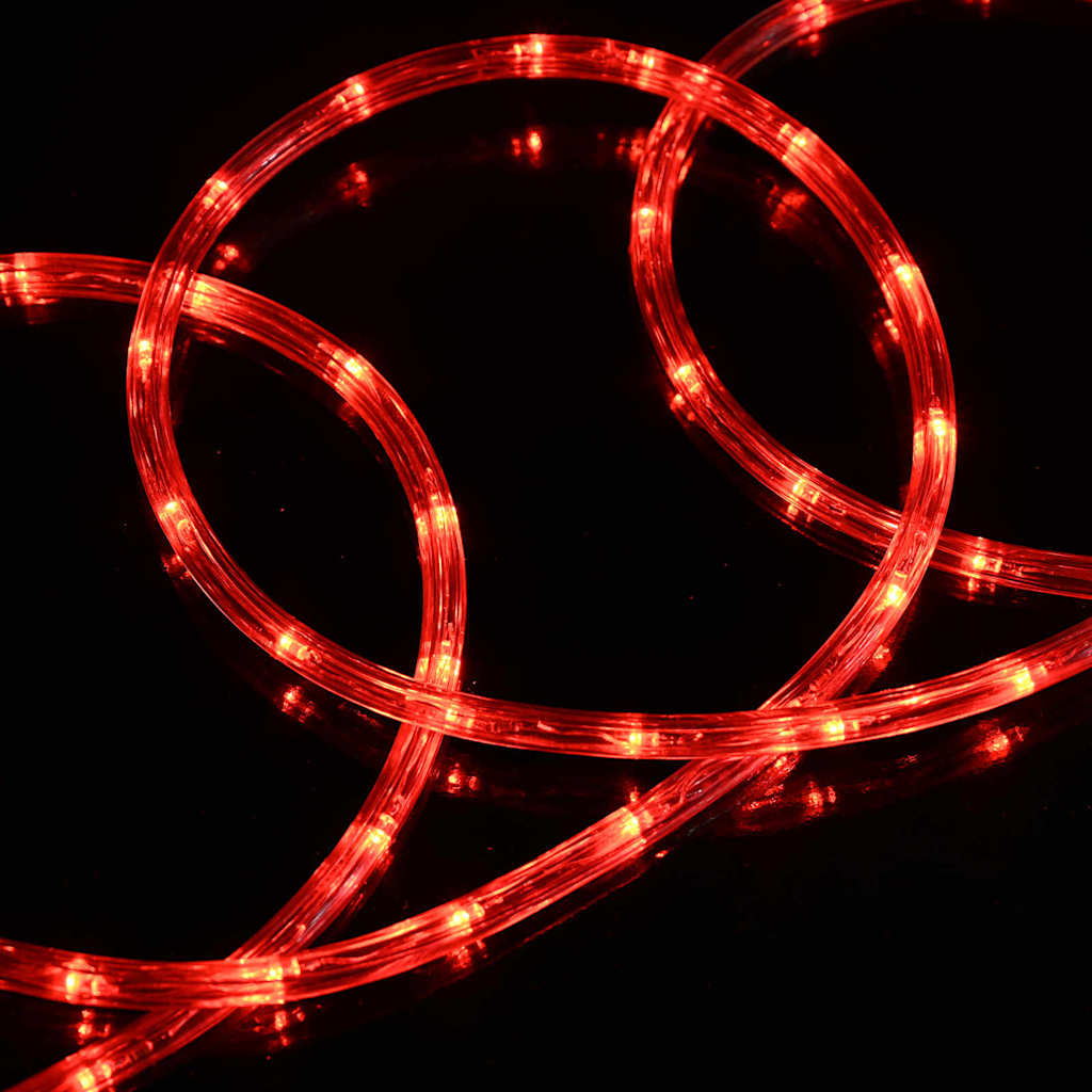 Luce a corda con luci di corda Rosso 100 m PVC