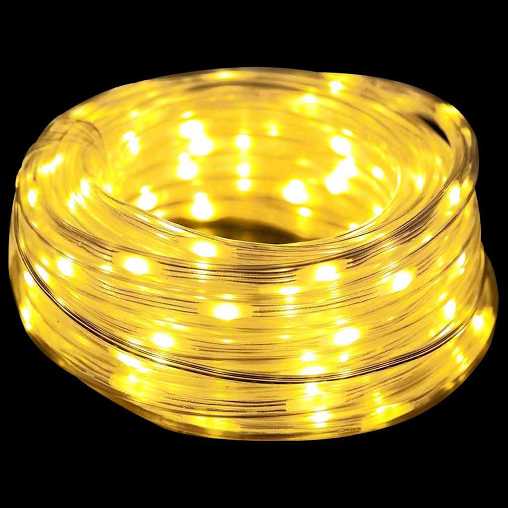 Luce a corda con 120 LED Bianco caldo 5 m PVC