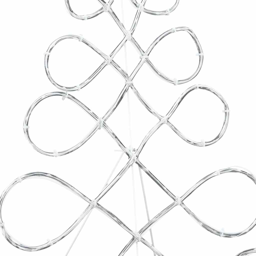 Luci a forma di albero di Natale Multicolore 78 x 58 cm PVC