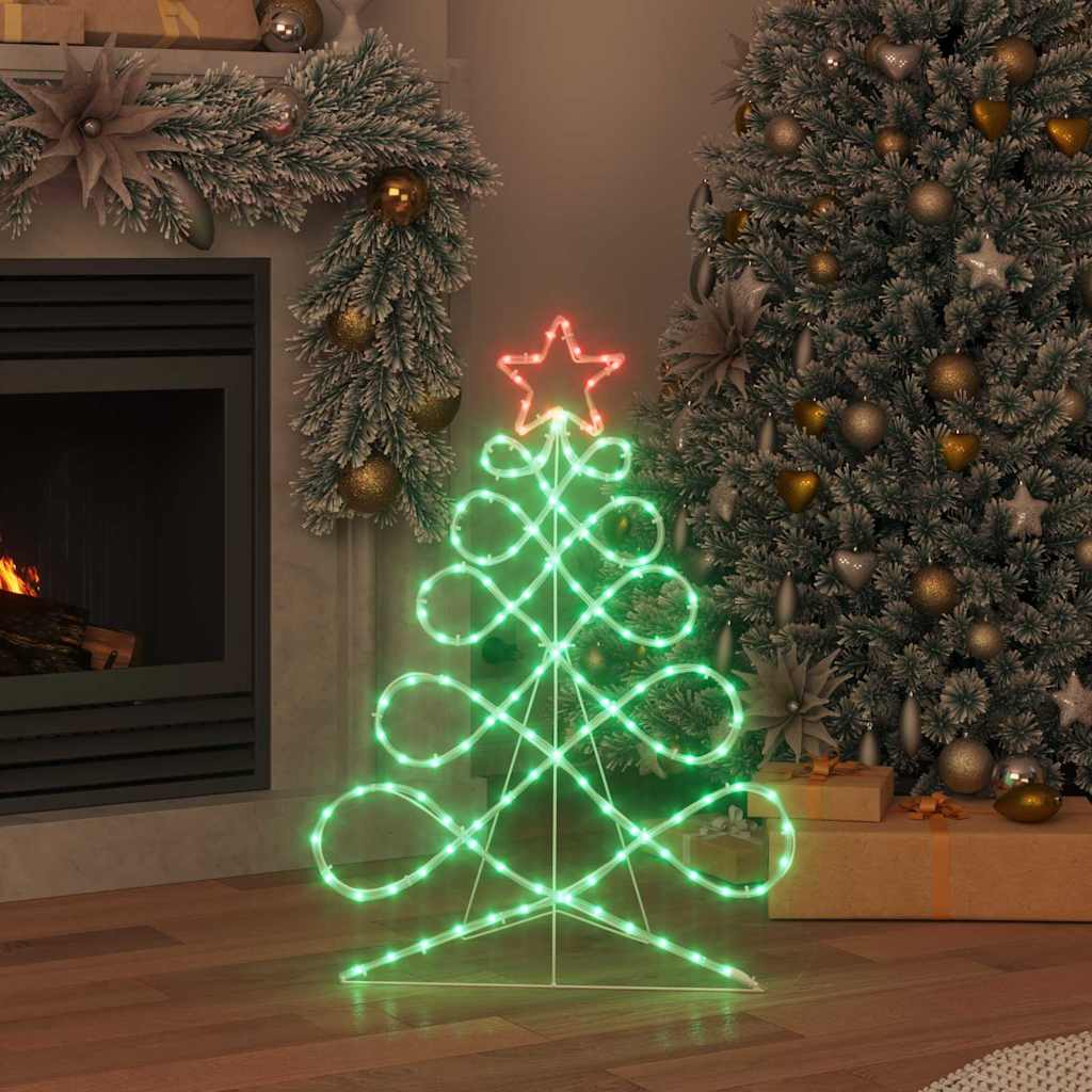 Luci a forma di albero di Natale Multicolore 78 x 58 cm PVC