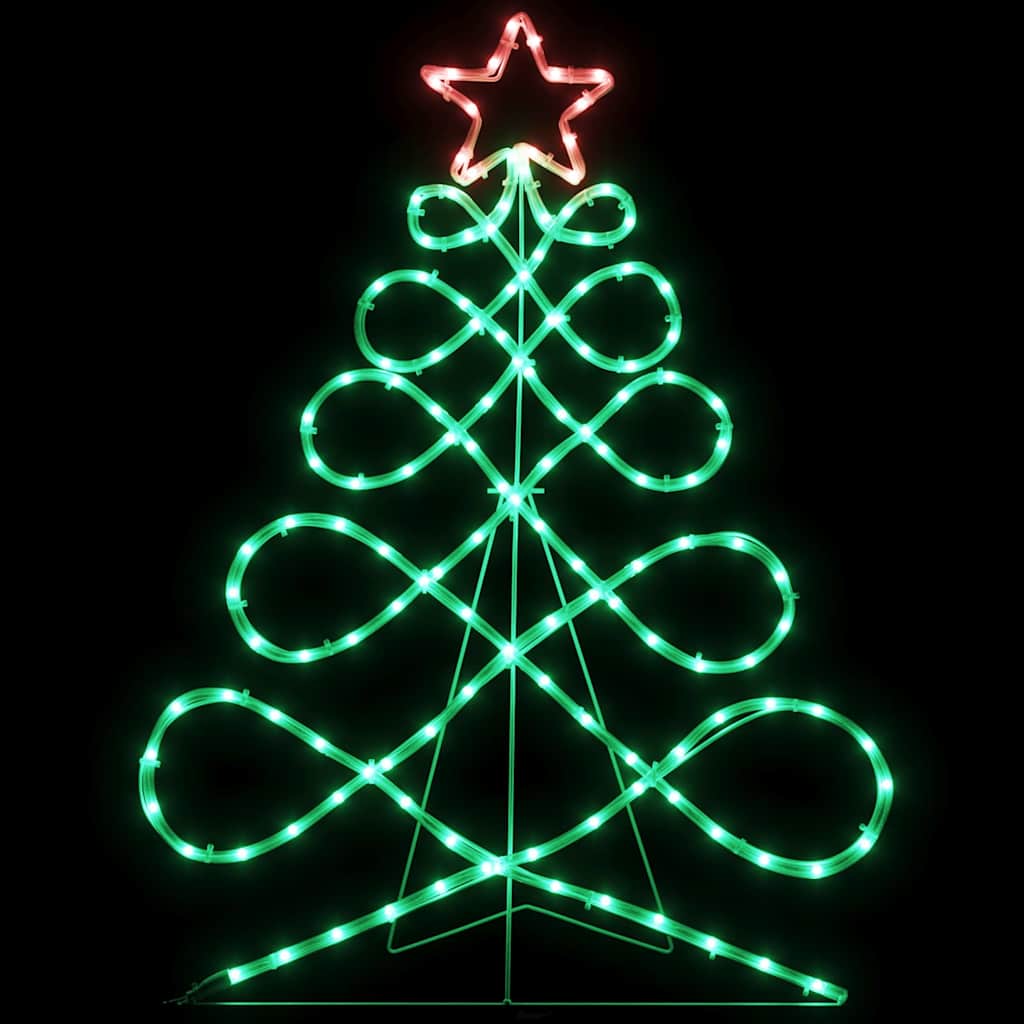 Luci a forma di albero di Natale Multicolore 78 x 58 cm PVC
