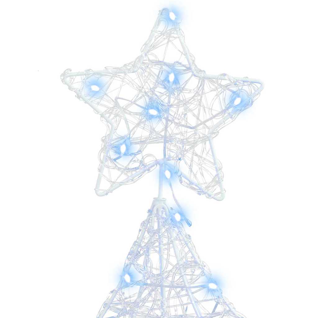 Albero di Natale 100 LED Bianco freddo 120 cm Acrilico