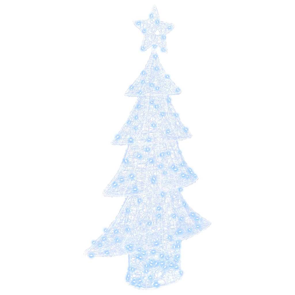 Albero di Natale 160 LED Bianco freddo 150 cm Acrilico
