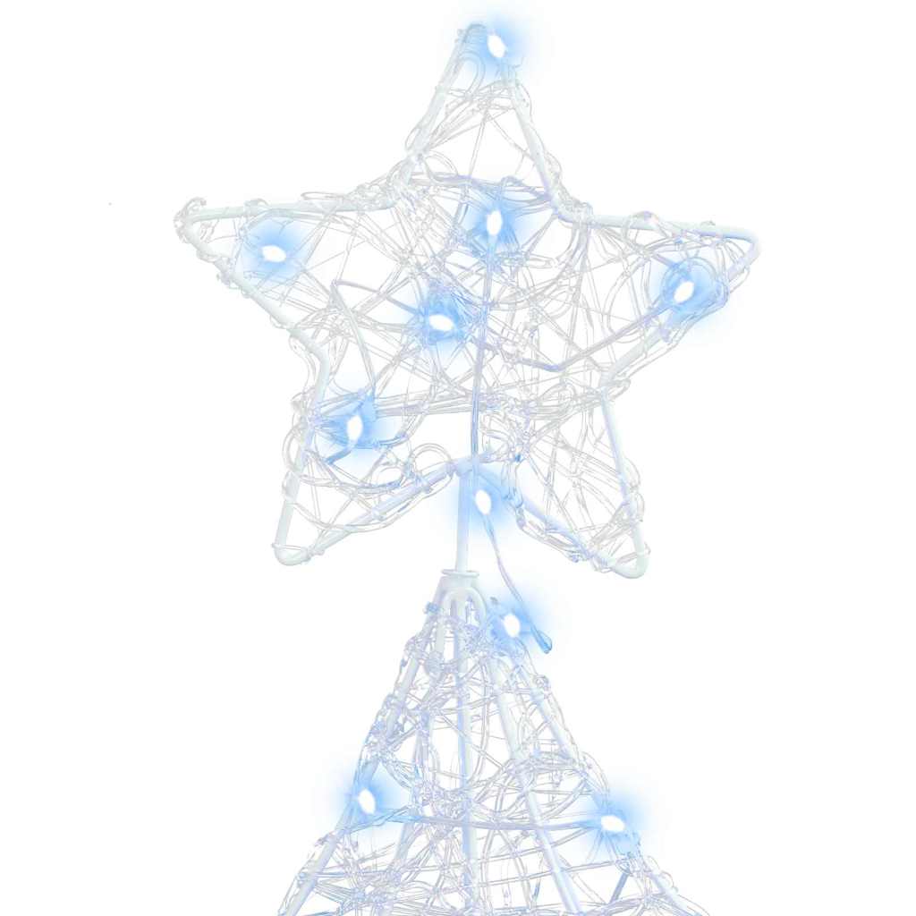 Albero di Natale 160 LED Bianco freddo 150 cm Acrilico