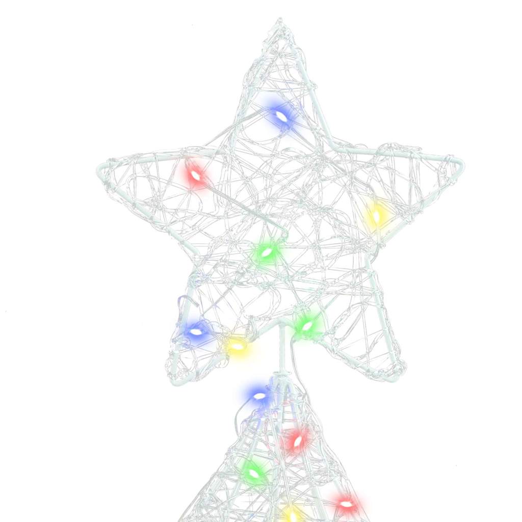 Albero di Natale 160 LED Multicolore 150 cm Acrilico