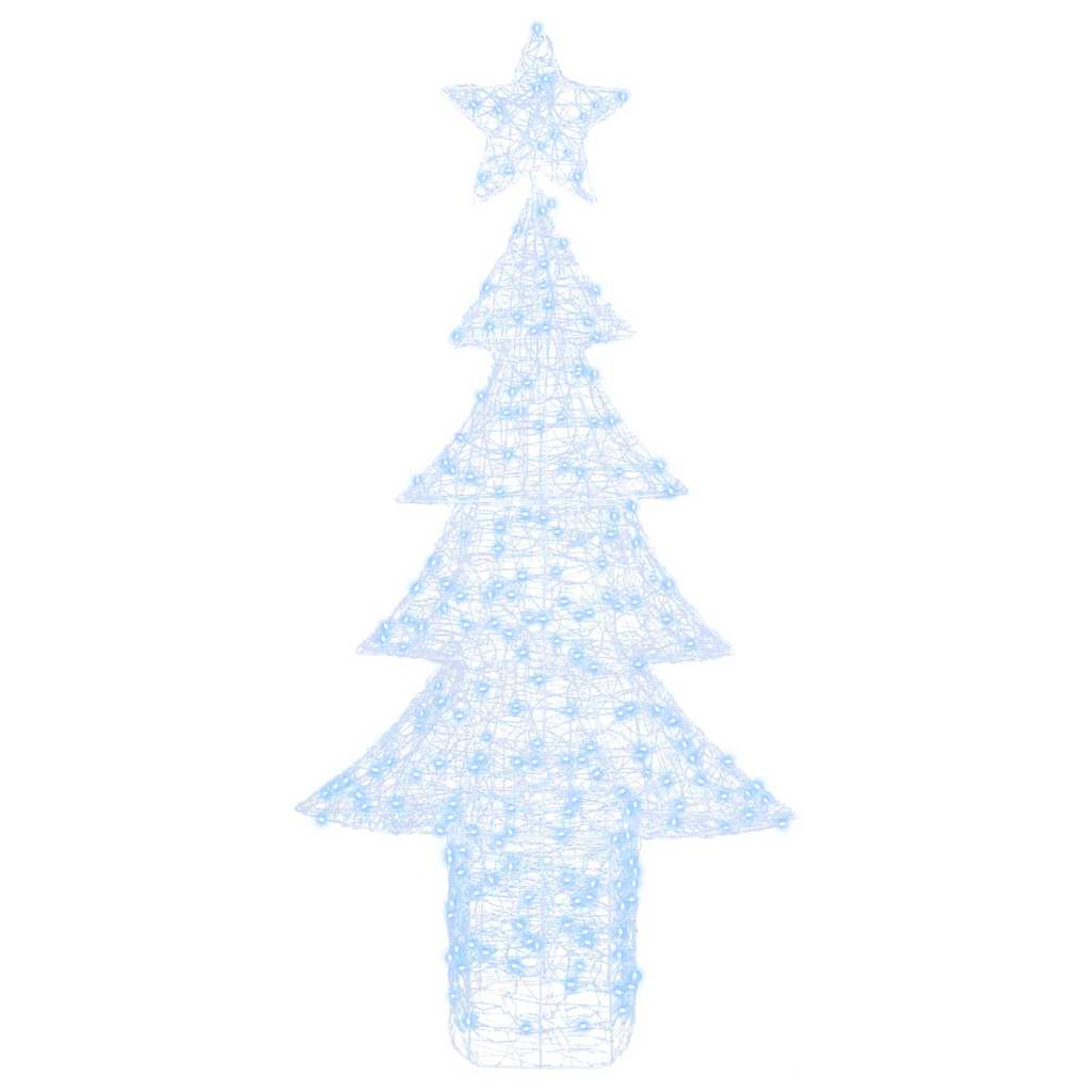 Albero di Natale 240 LED Bianco freddo 180 cm Acrilico