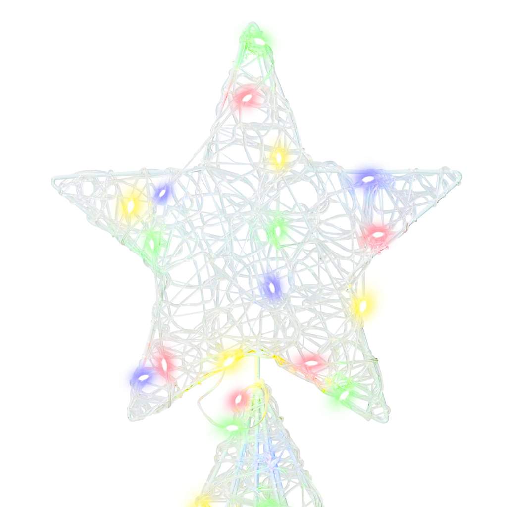 Albero di Natale 240 LED Multicolore 180 cm Acrilico