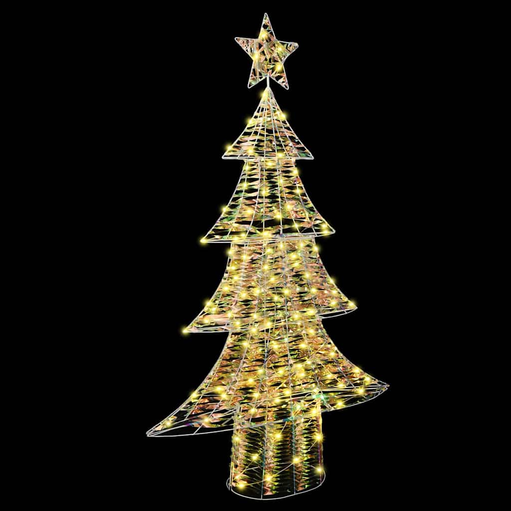 Albero di Natale 160 LED Bianco caldo 150 cm PET