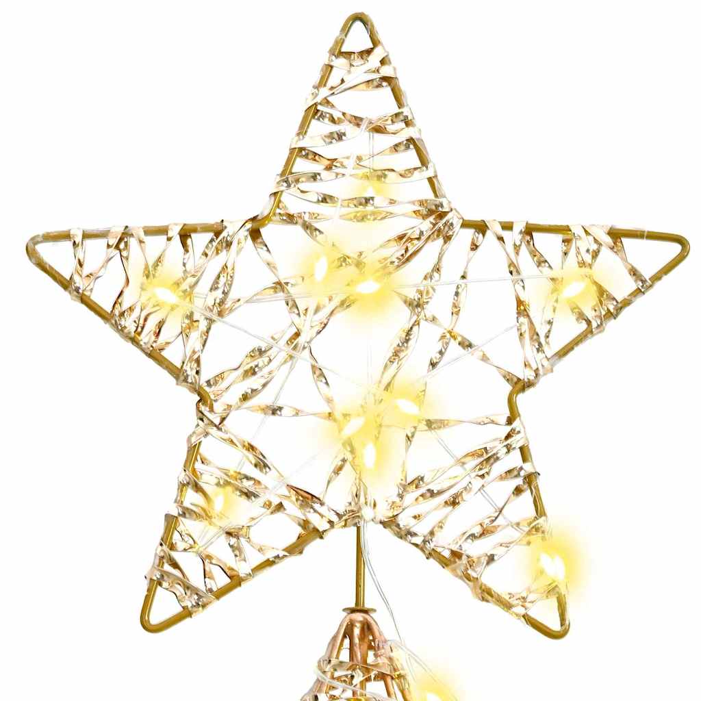 Albero di Natale 240 LED Bianco caldo 181 cm PET