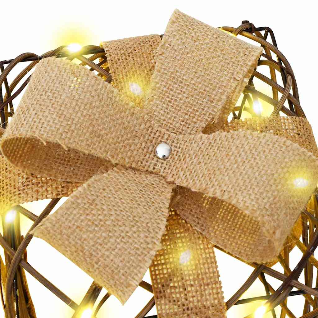 Scatola regalo di Natale illuminata 3 pz 150 LED Bianco caldo