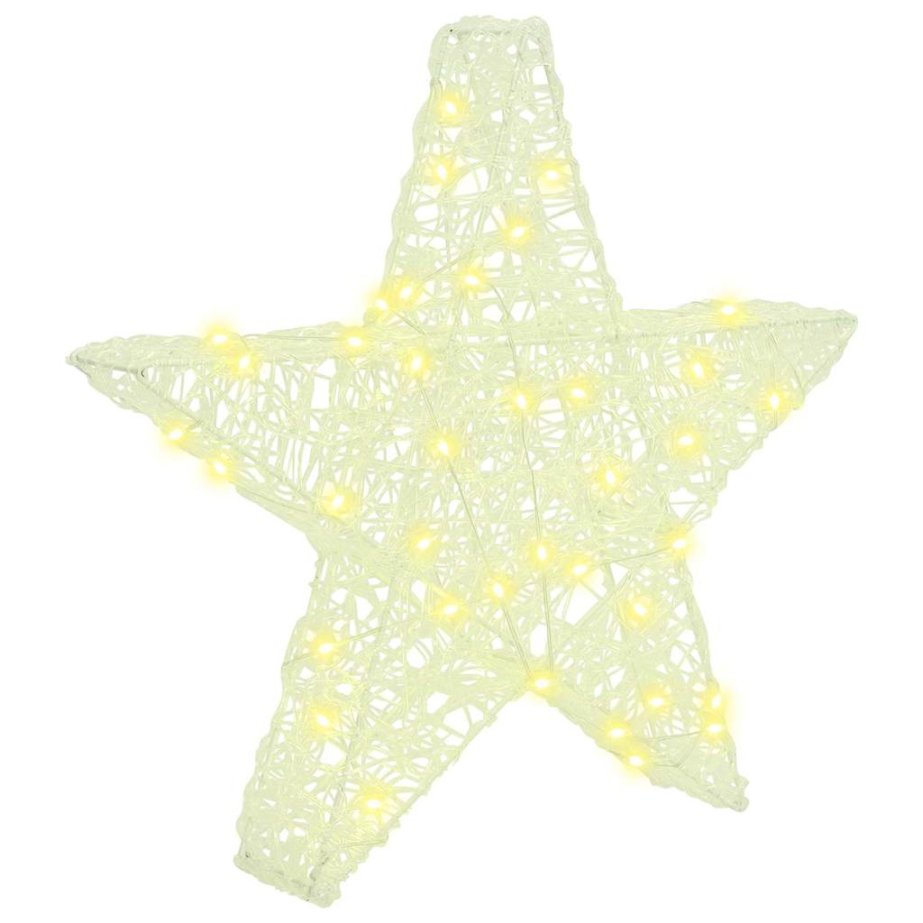 Stella 3D 50 LED Bianco caldo 55 x 53.5 x 10 cm Acrilico