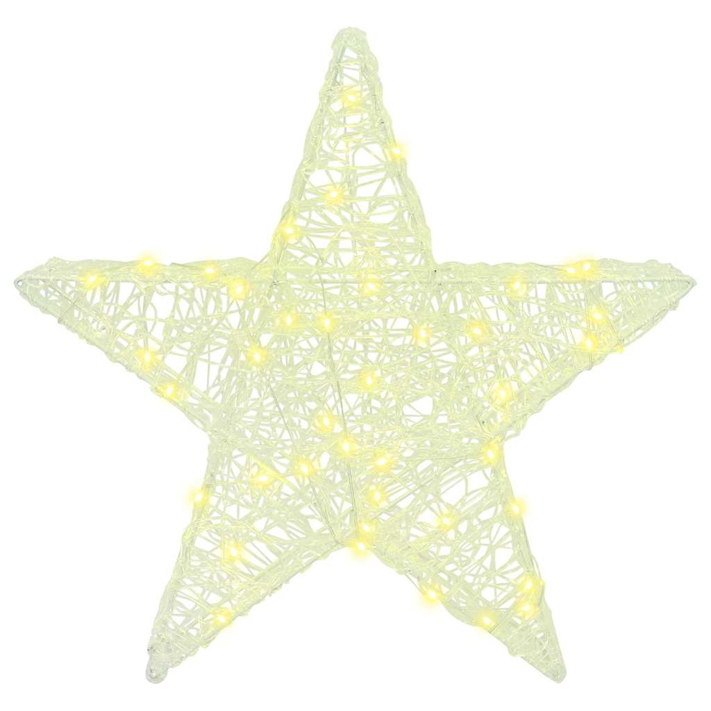 Stella 3D 50 LED Bianco caldo 55 x 53.5 x 10 cm Acrilico