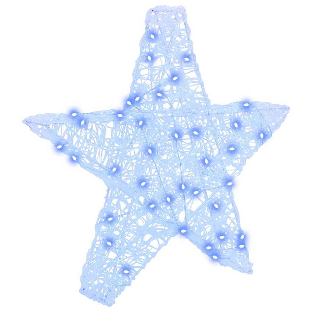Stella 3D 50 LED Blu 55 x 53.5 x 10 cm Acrilico