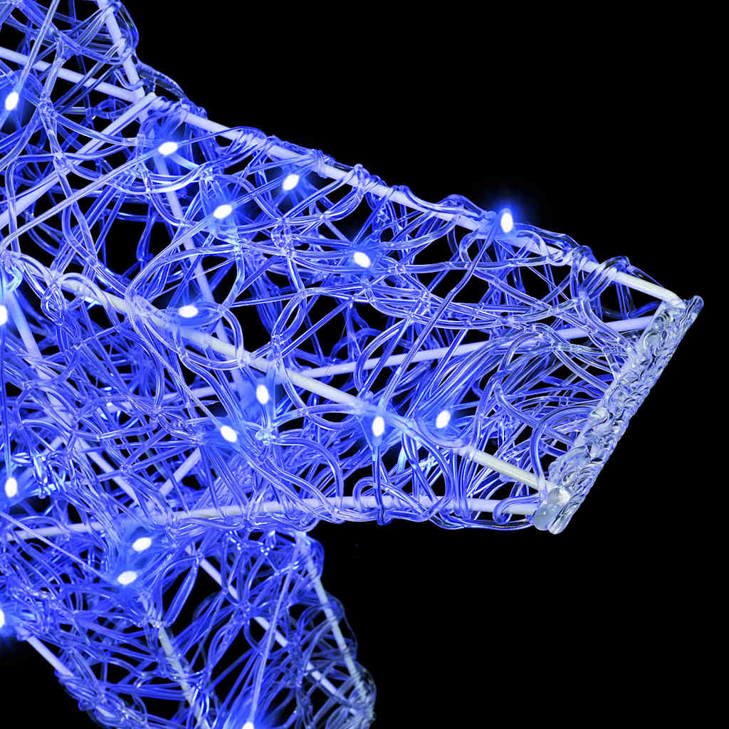 Stella 3D 50 LED Blu 55 x 53.5 x 10 cm Acrilico