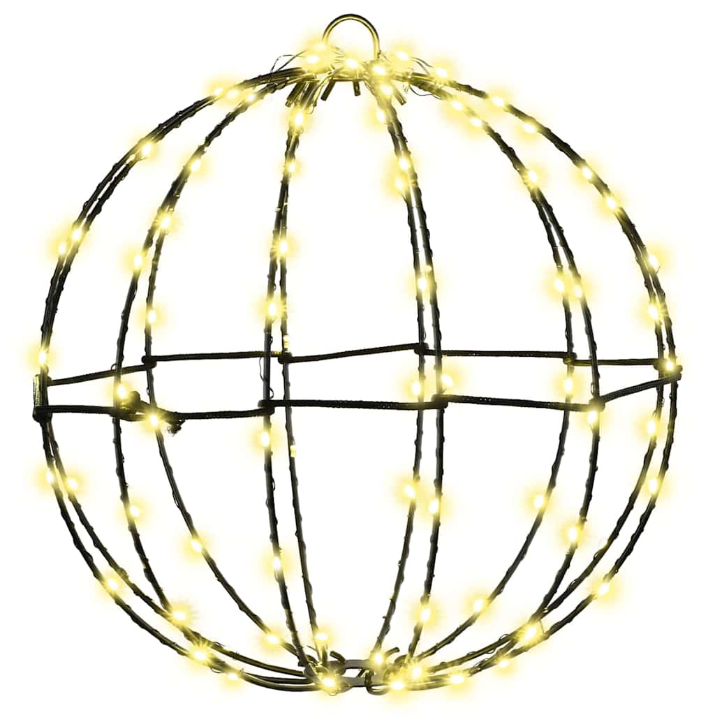 Palla Bianco caldo 30 x 30 x 32 cm Metallo 96 LED