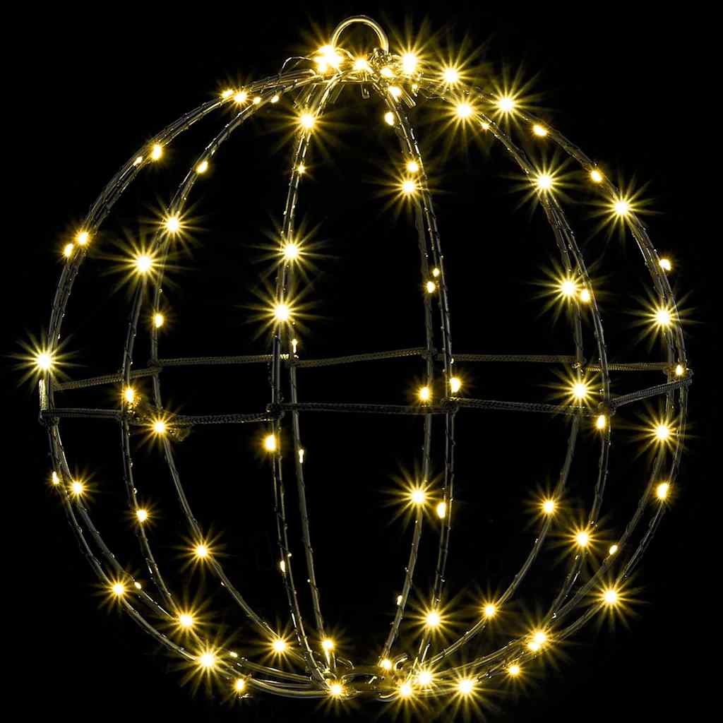 Palla Bianco caldo 30 x 30 x 32 cm Metallo 96 LED