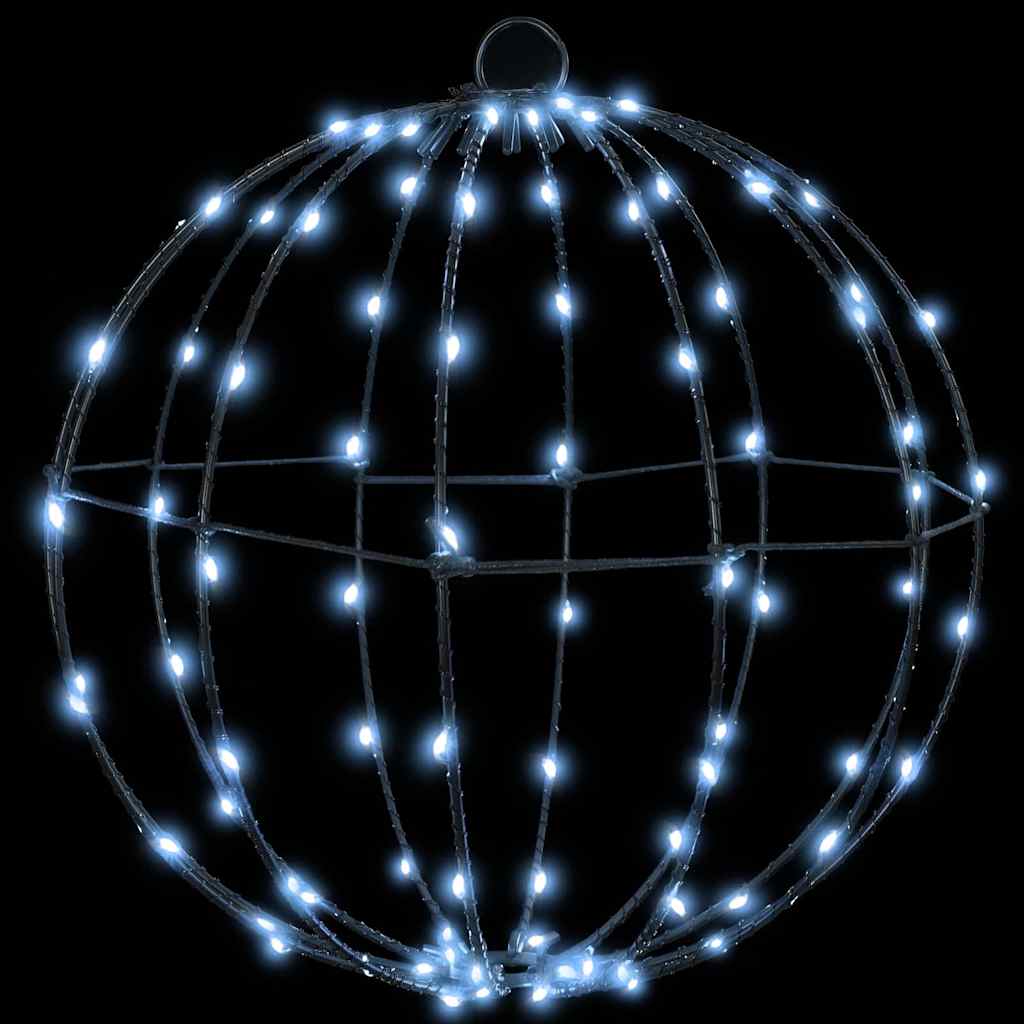 Palla Bianco freddo 30 x 30 x 32 cm Metallo 96 LED
