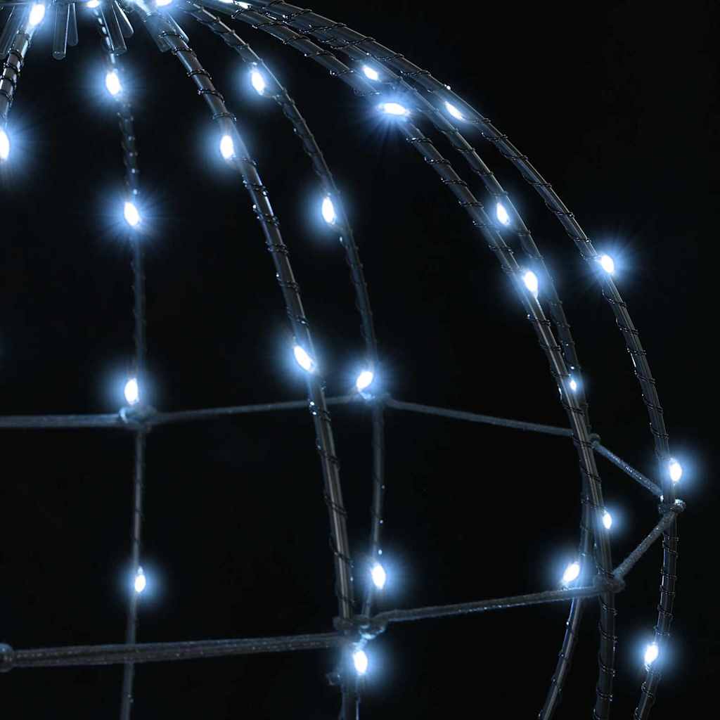 Palla Bianco freddo 40 x 40 x 42 cm Metallo 120 LED