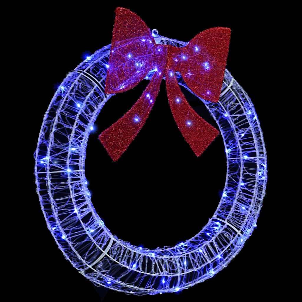 Corona 80 LED Blu 92 x 92 x 9,5 cm Acrilico