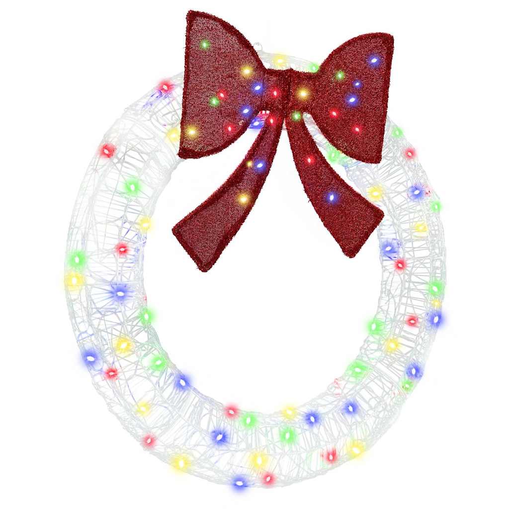 Corona 80 LED Multicolore 92 x 92 x 9,5 cm Acrilico