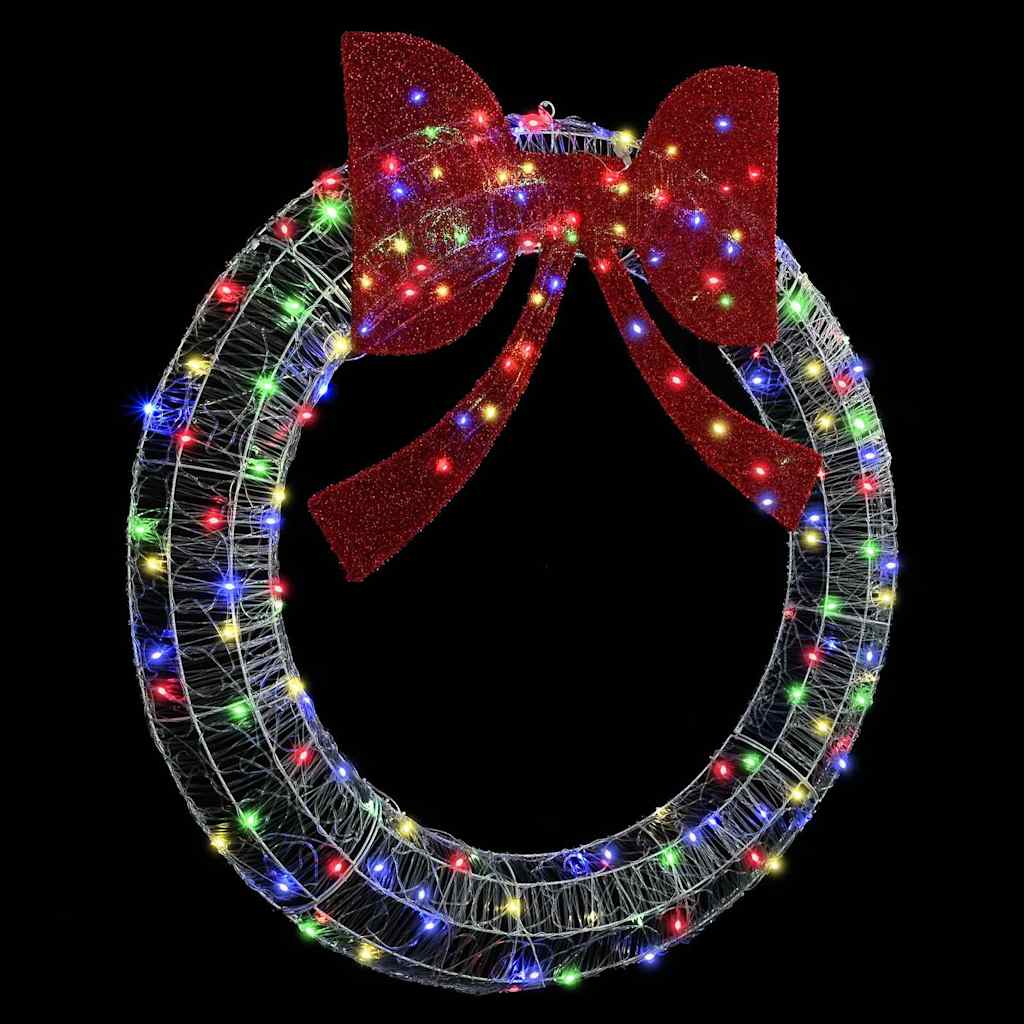 Corona 150 LED Multicolore 120 cm Acrilico