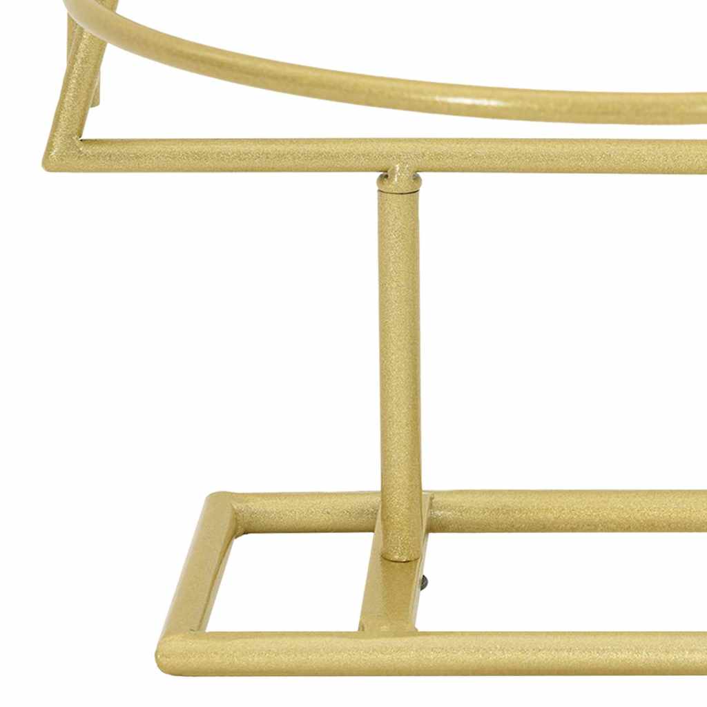 Albero di Natale in metallo con supporto Oro 90 cm