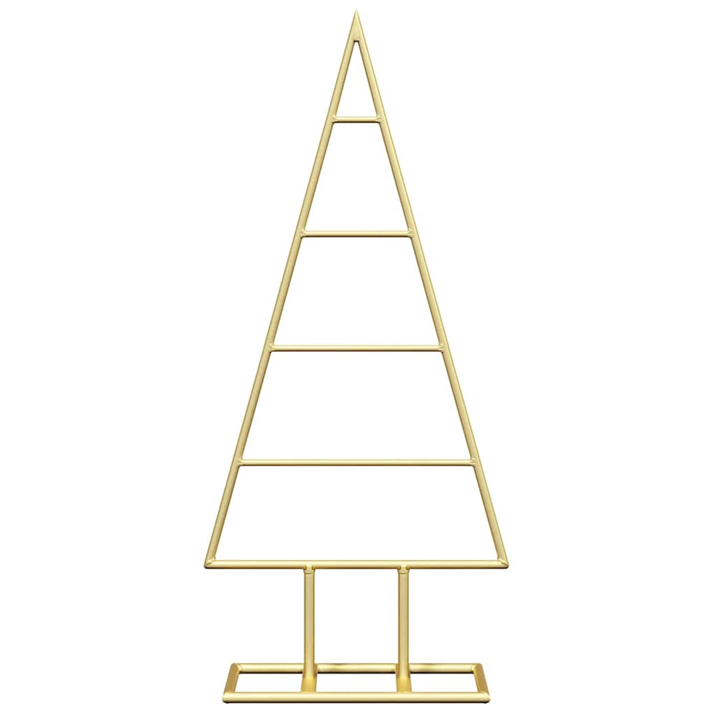 Albero di Natale in metallo Oro 60 cm