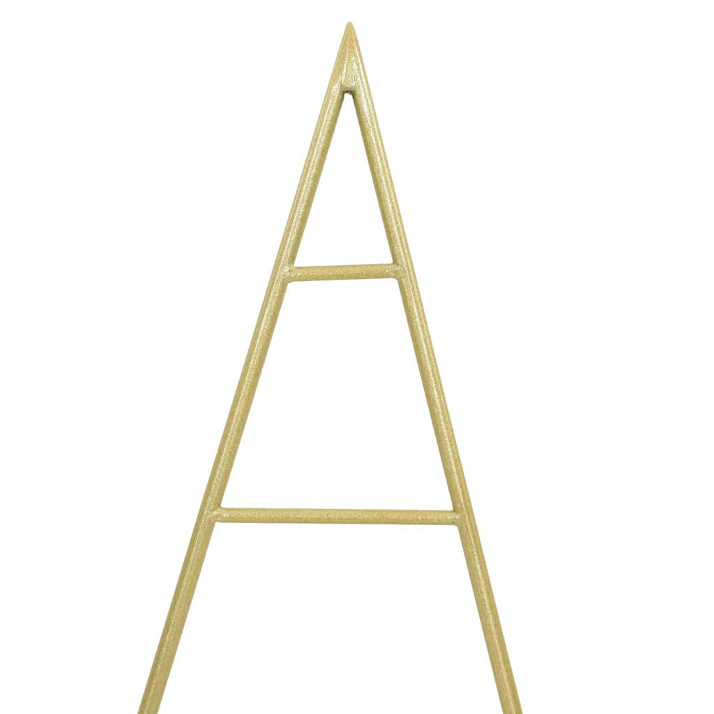 Albero di Natale in metallo Oro 60 cm