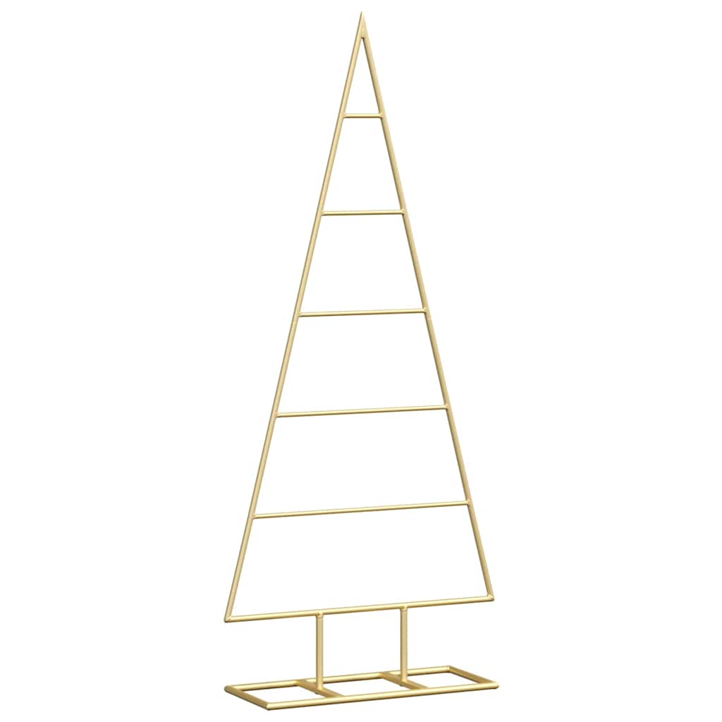 Albero di Natale in metallo Oro 90 cm