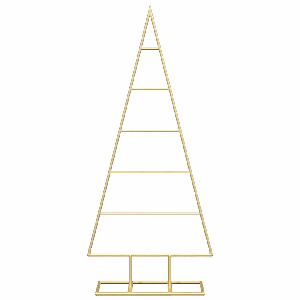 Albero di Natale in metallo Oro 90 cm