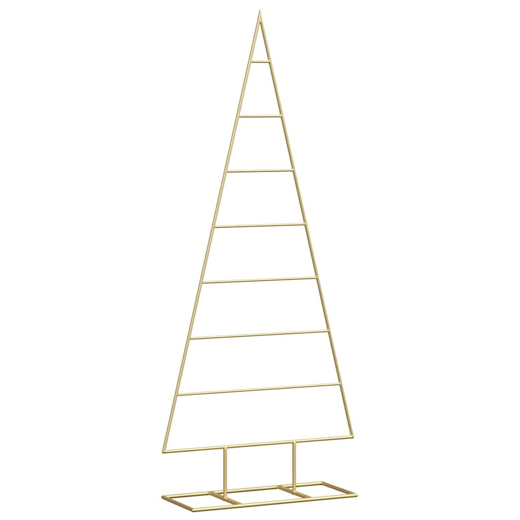 Albero di Natale in metallo Oro 125 cm