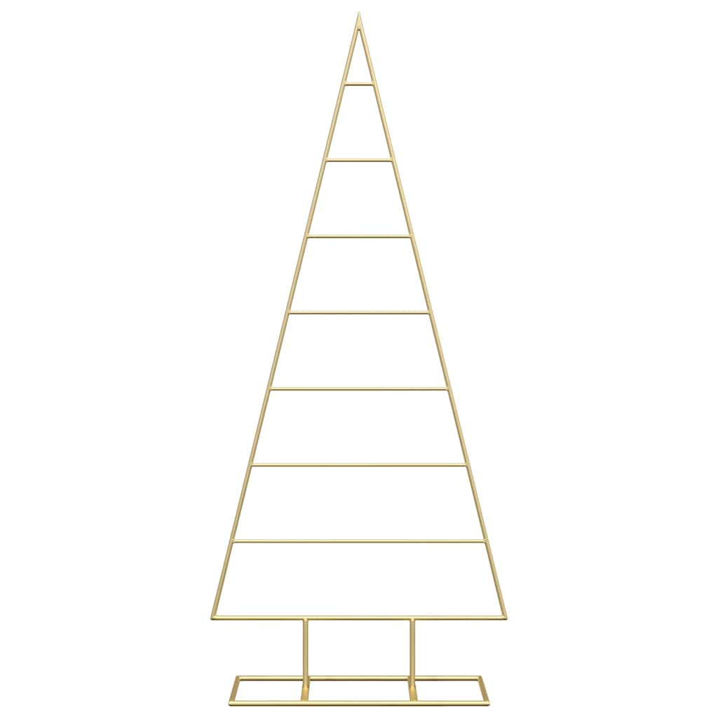 Albero di Natale in metallo Oro 125 cm