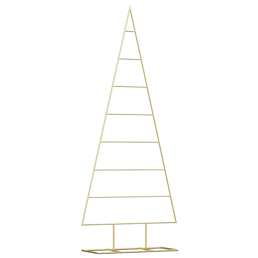Albero di Natale in metallo Oro 150 cm