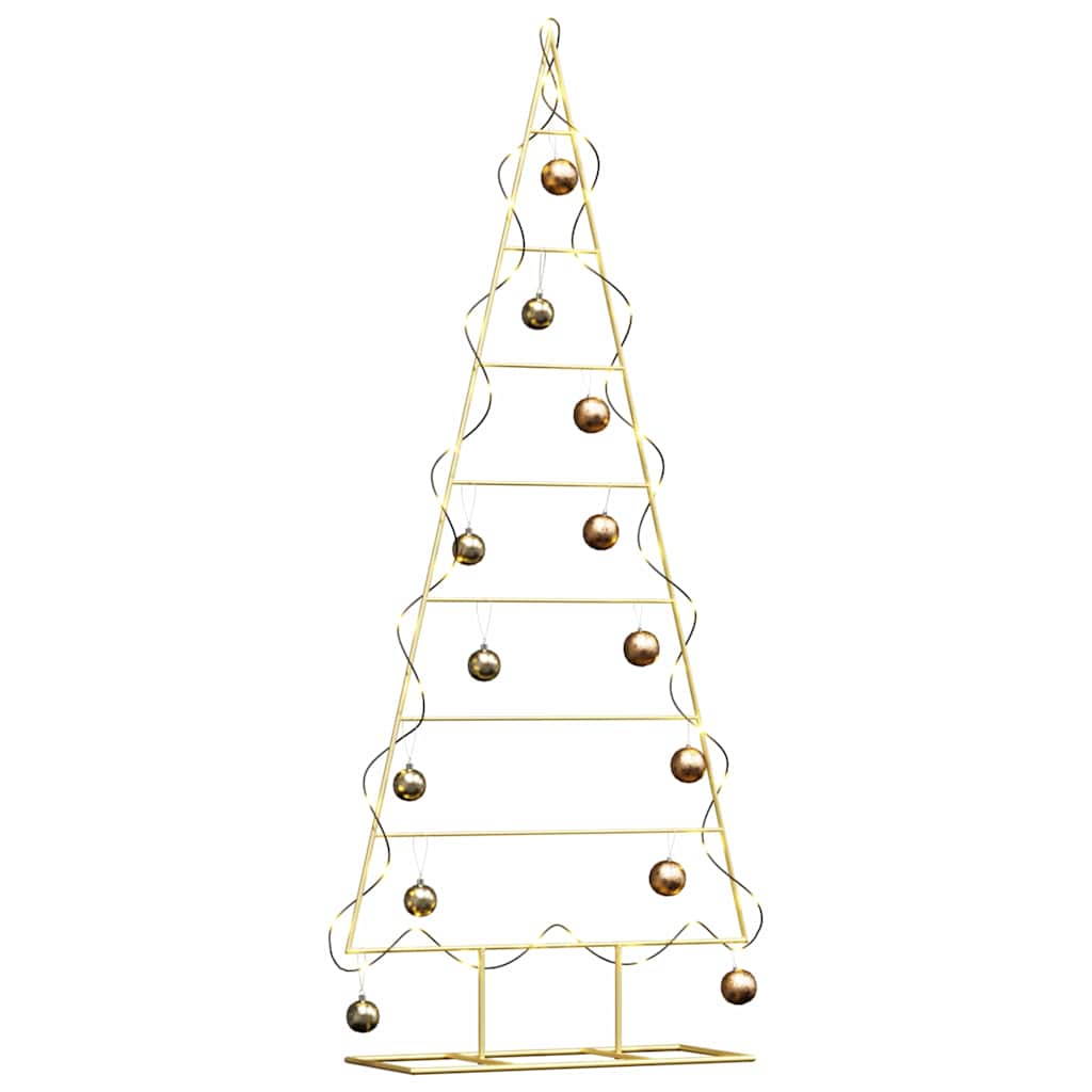 Albero di Natale in metallo Oro 150 cm