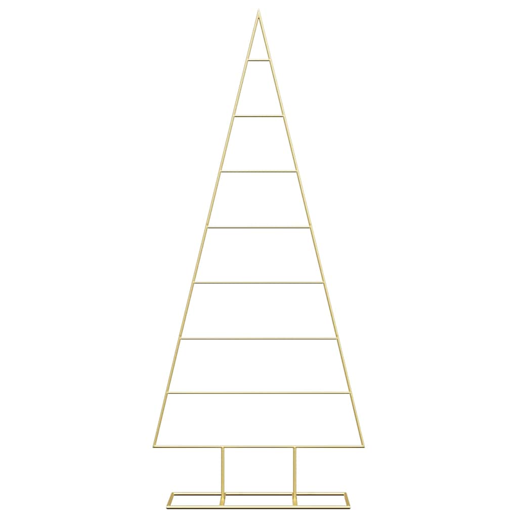 Albero di Natale in metallo Oro 150 cm