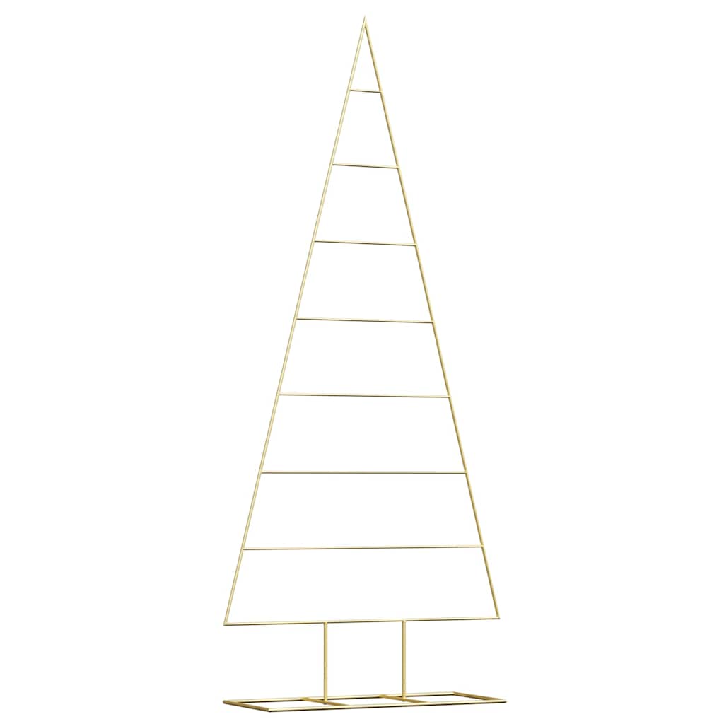 Albero di Natale in metallo Oro 181 cm