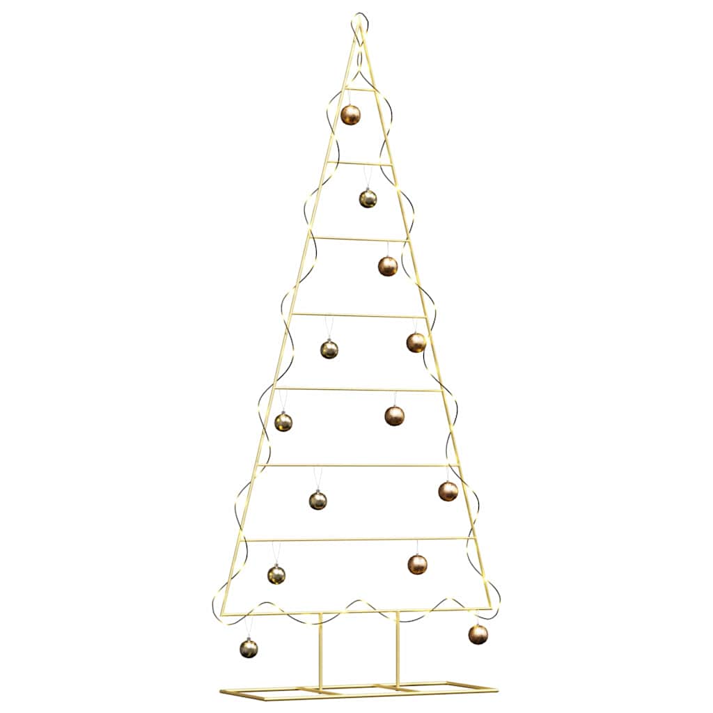 Albero di Natale in metallo Oro 181 cm