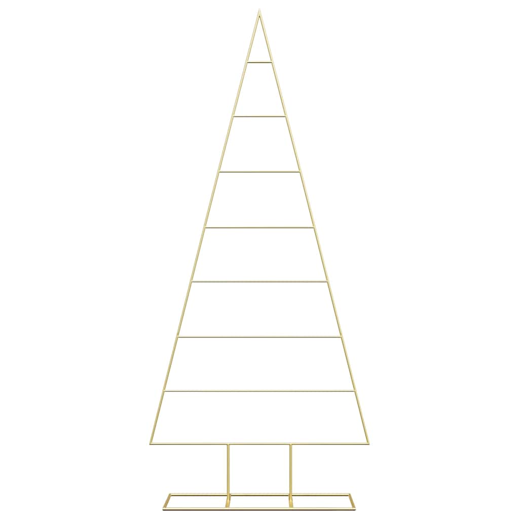 Albero di Natale in metallo Oro 181 cm