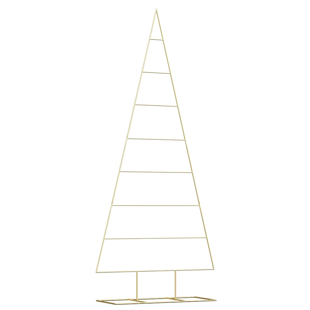 Albero di Natale in metallo Oro 211 cm