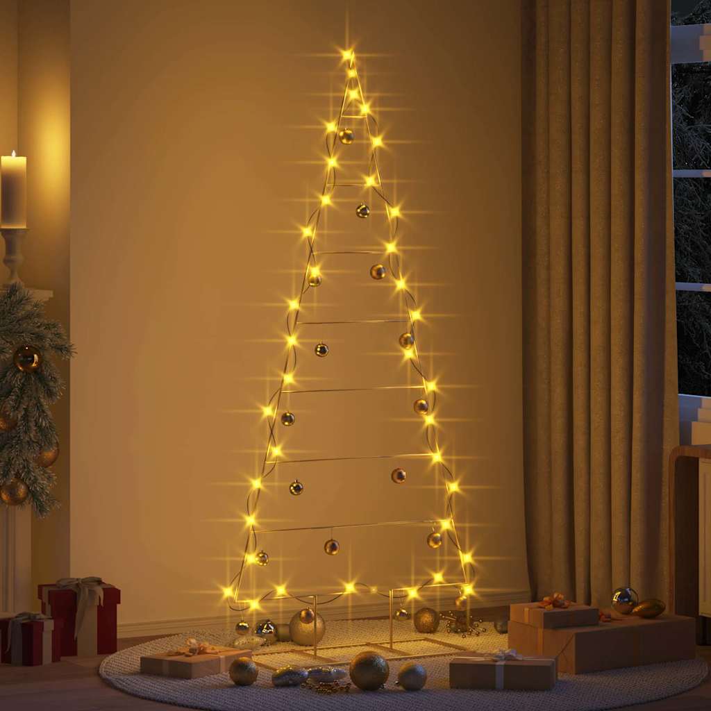 Albero di Natale in metallo Oro 211 cm
