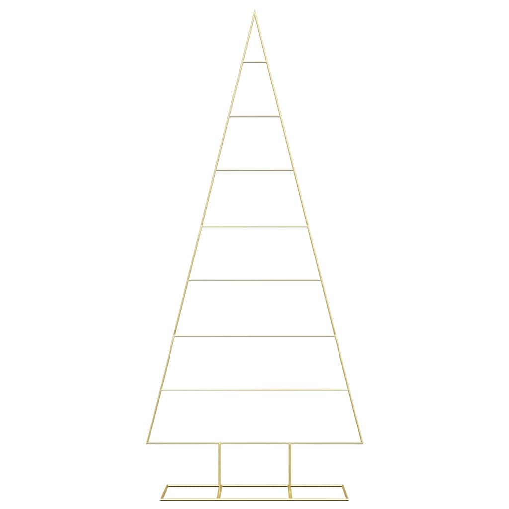 Albero di Natale in metallo Oro 211 cm