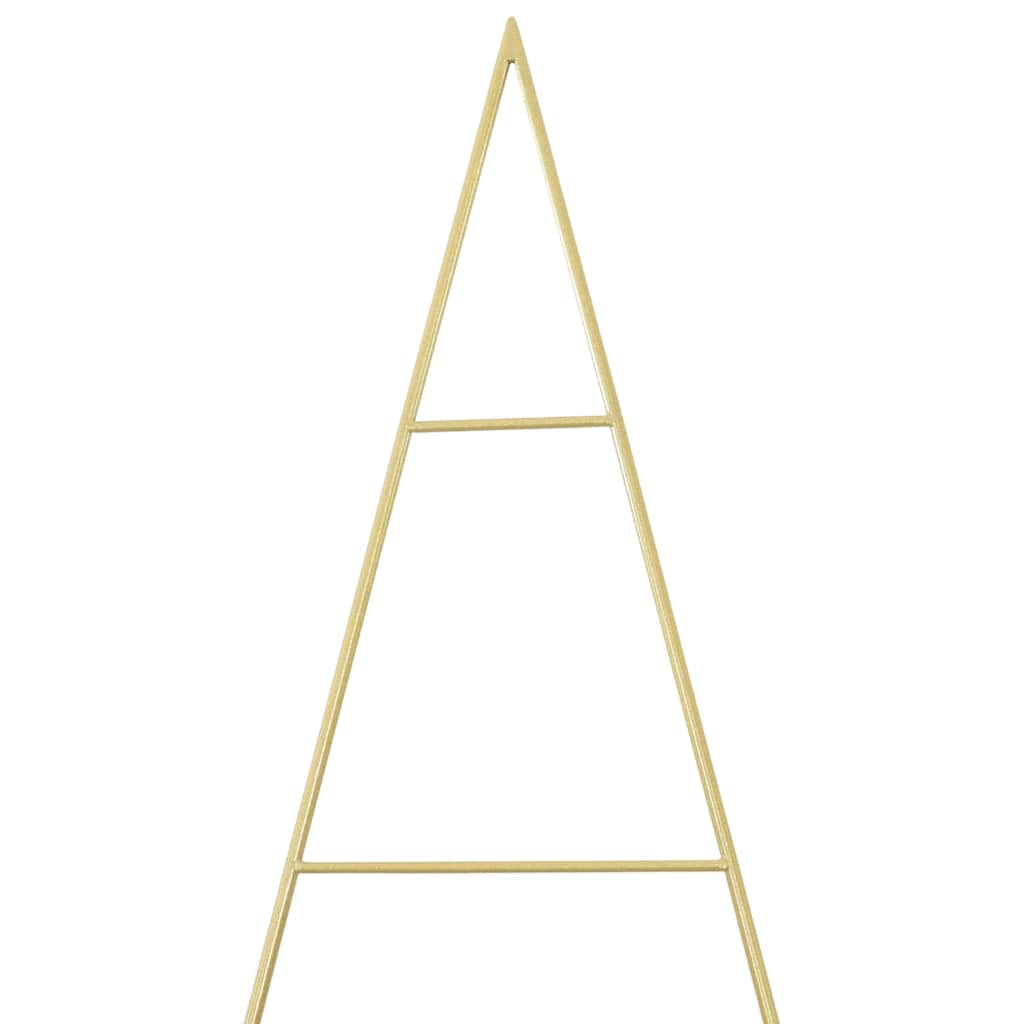 Albero di Natale in metallo Oro 211 cm