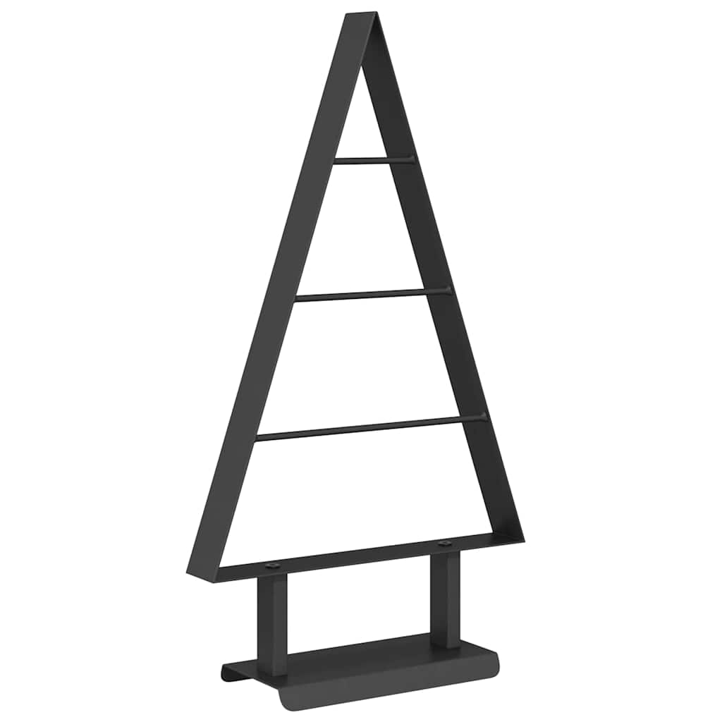 Albero di Natale in metallo Nero 60 cm Acciaio