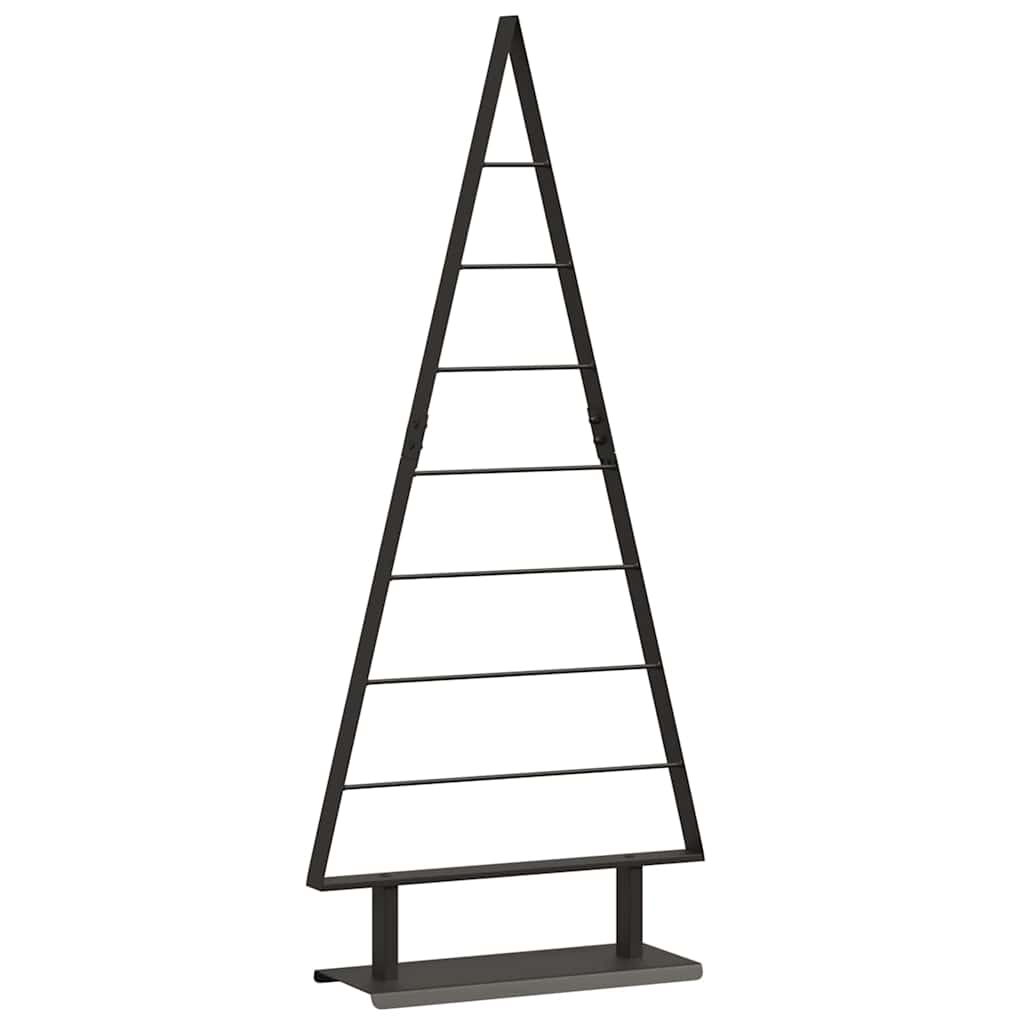 Albero di Natale in metallo Nero 125,5 cm Acciaio